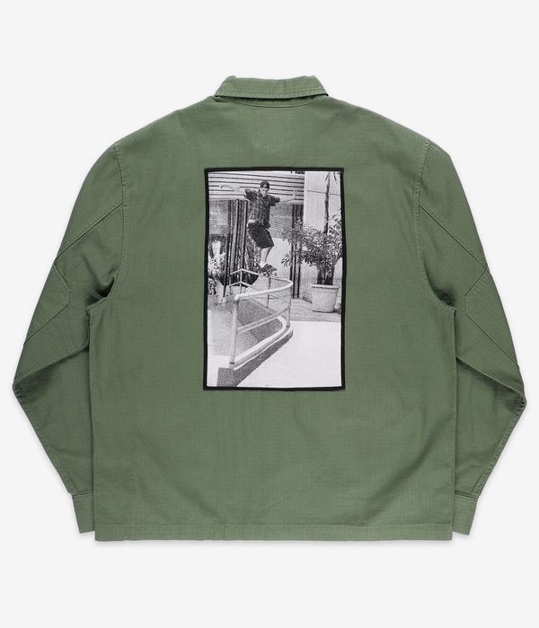 Vans Skate Atiba Haze Military Overshirt Shirt (pine forest)