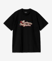 Carhartt WIP Flaming Ducks Organic T-Shirt (black)