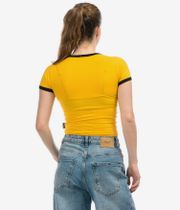 Wasted Paris Ringer Negative T-Shirt women (golden yellow black)