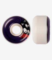 Haze Sneak Wheels (white purple) 54mm 101A 4 Pack