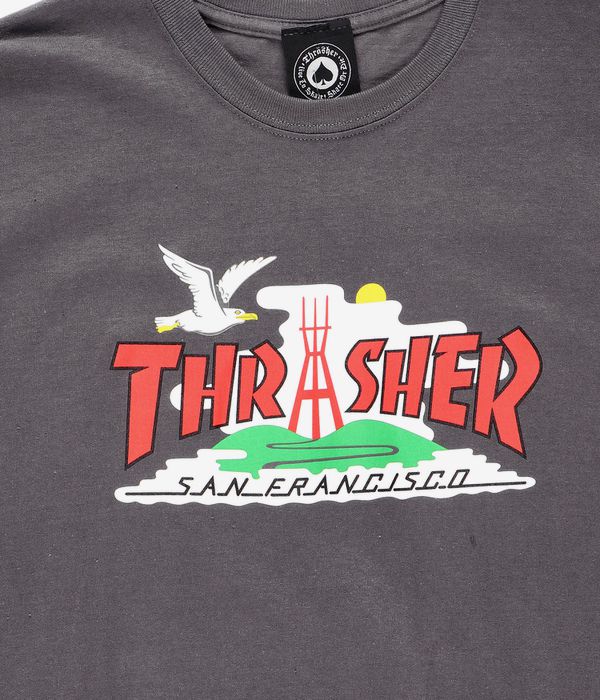 Thrasher The City Camiseta (charcoal)