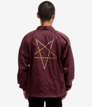 Thrasher Pentagram Coach Jacket (maroon)