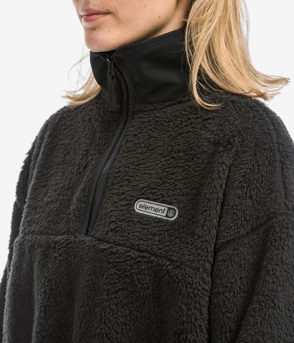 Element Classic Sherpa 1/4-Zip Sweatshirt women (flint black)
