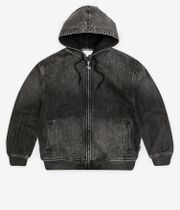 Yardsale Denim Bluza z Kapturem na Zamek (black)