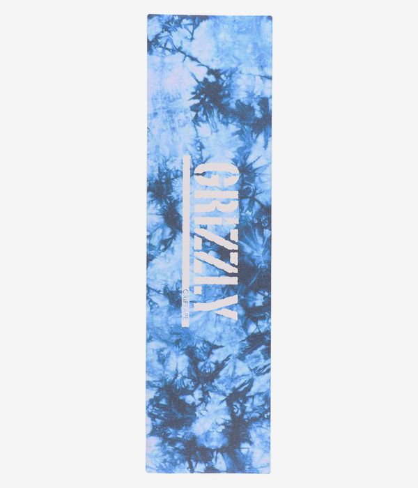Grizzly Tie Dye Stamp #3 9" Grip adesivo (blue)
