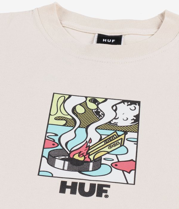 HUF Burning Away T-Shirt (bone)
