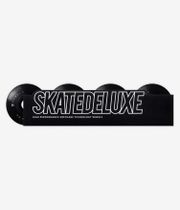 skatedeluxe Fidelity Series Roues (black) 55mm 100A 4 Pack
