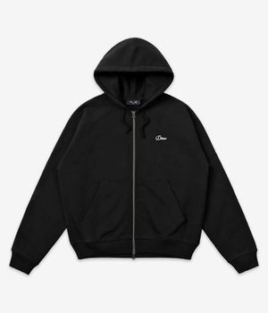 Dime Classic Small Logo Zip-Hoodie (black)