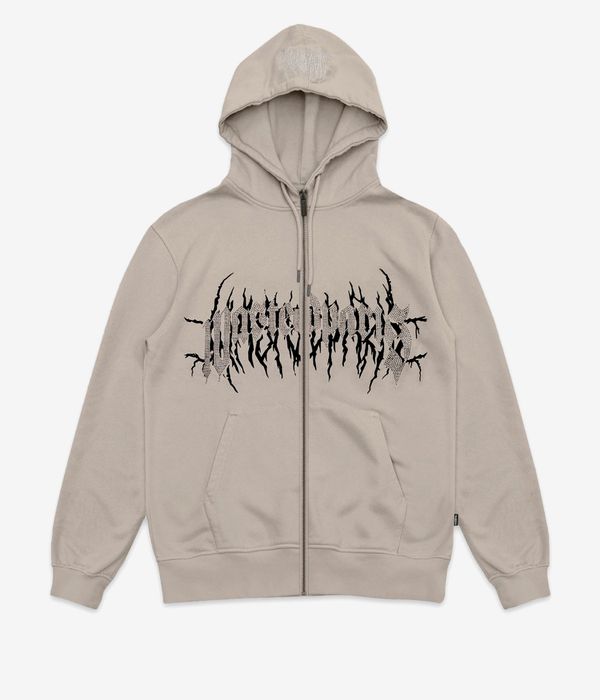 Wasted Paris Iron Bliss Zip-Hoodie (sand)
