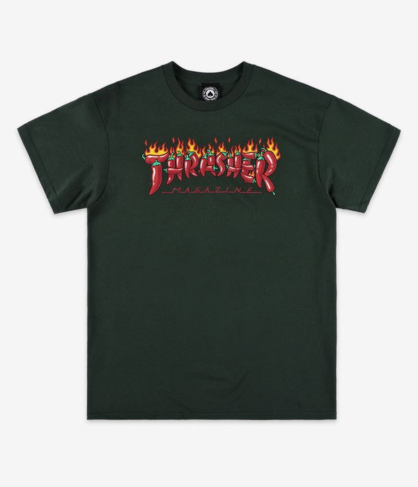 Thrasher Fuego T-Shirt (forest green)