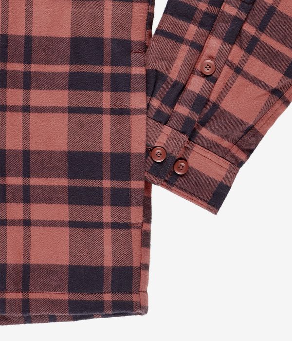 Patagonia Insulated Organic Cotton Fjord Flannel Jas (ice caps burl red)