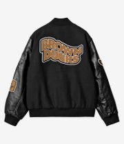 Carhartt WIP Brown Ducks Bomber Jacket (black black)