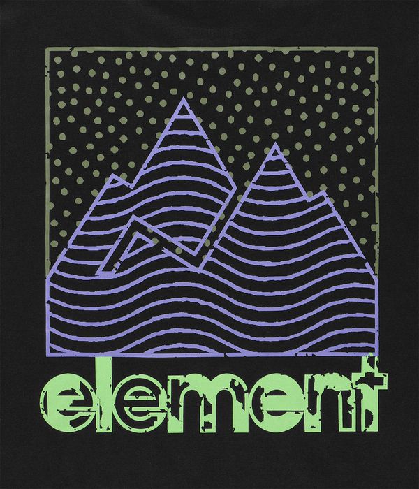 Element Joint Texture T-Shirt (flint black)
