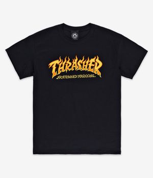Thrasher Fire Logo T-Shirty (black)