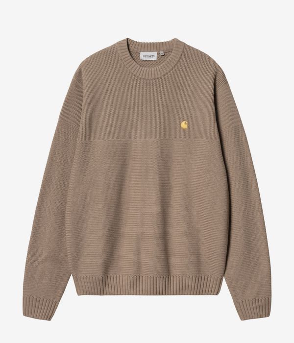 Carhartt WIP Chane Sweatshirt leather gold