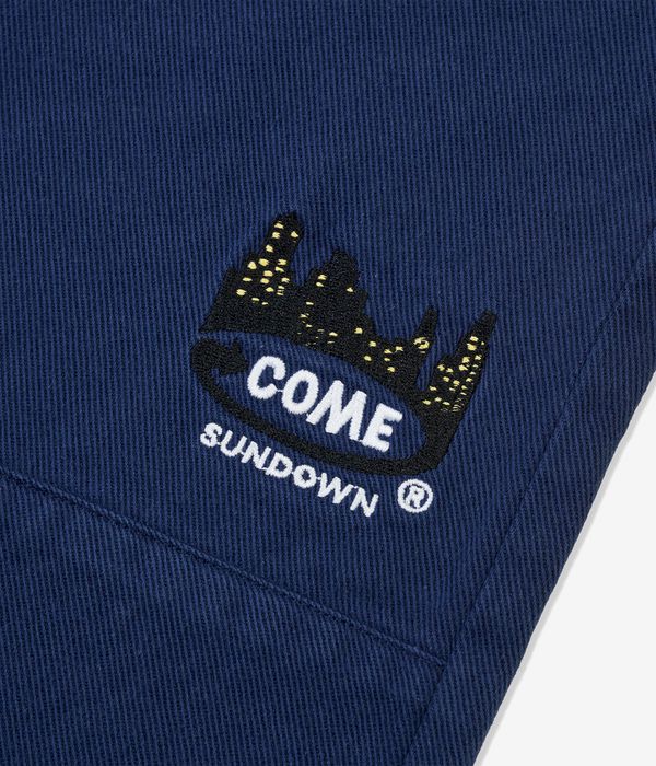 Come Sundown Toil Hose (washed blue)