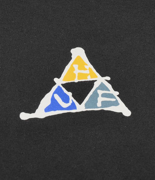 HUF No-Fi Triple Triangle T-Shirt (black)