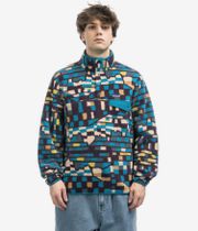 Patagonia Lightweight Synch Snap-T Veste (fitz roy patchwork belay blue)