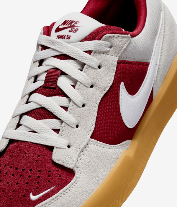 Nike SB Force 58 Chaussure (team red white)