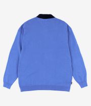 Magenta 1984 Knit Polo Sweatshirt (blue)