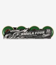 Spitfire Formula Four Classic Roues (white green) 52 mm 99A 4 Pack