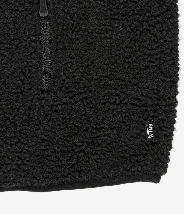 Antix Sherpa Fleece Half Zip Jacket (black)