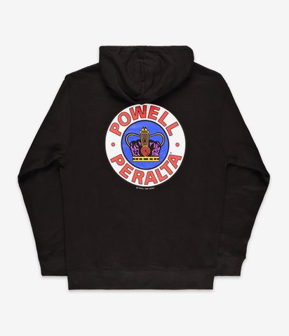 Powell Peralta Supreme Hoodie Black Red White Buy At Skatedeluxe