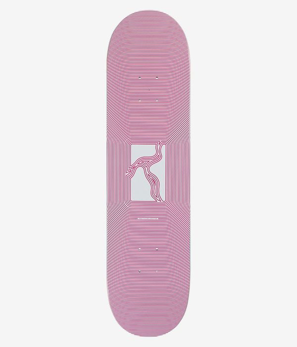 Poetic Collective Optical 8" Skateboard Deck (red)