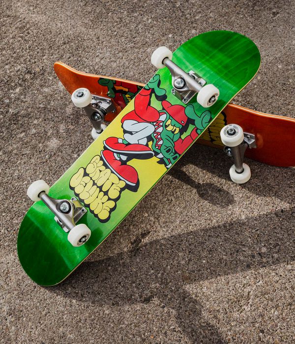 skatedeluxe Croc Kids 7" Complete-Board (green)