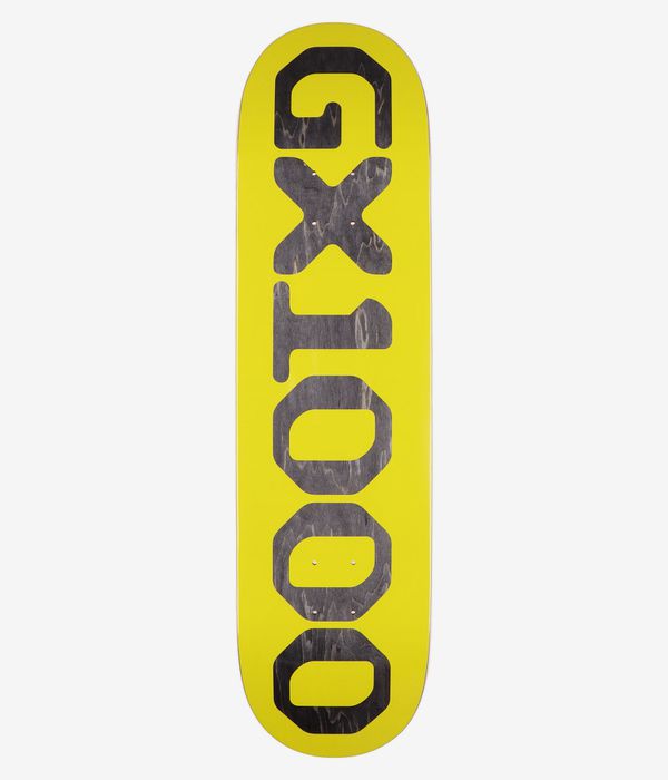 GX1000 OG Logo 8.375" Skateboard Deck (yellow black)