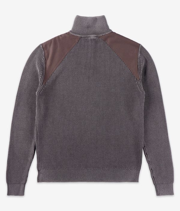 HAN KJØBENHAVN Half Zip Sweatshirt (dusty brown)