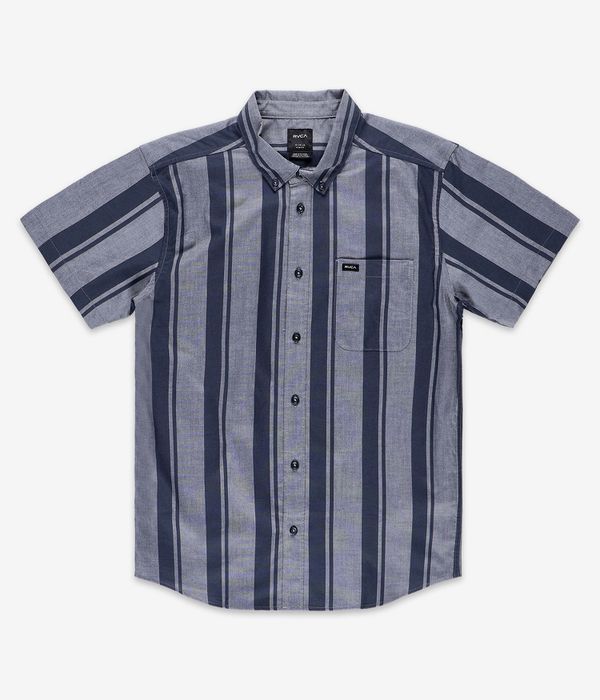 RVCA That'll Do Stretch Stripe Shirt (moody blue)