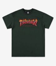 Thrasher Fuego T-Shirt (forest green)