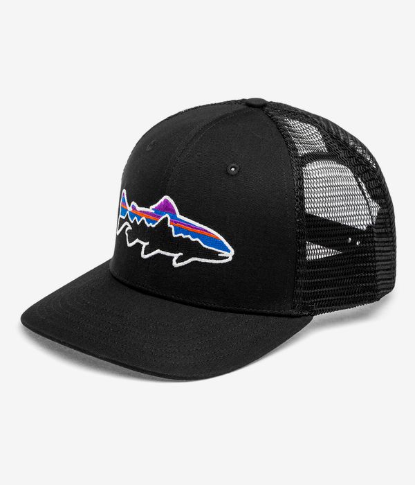 Patagonia Fitz Roy Trout Trucker Cap (black)
