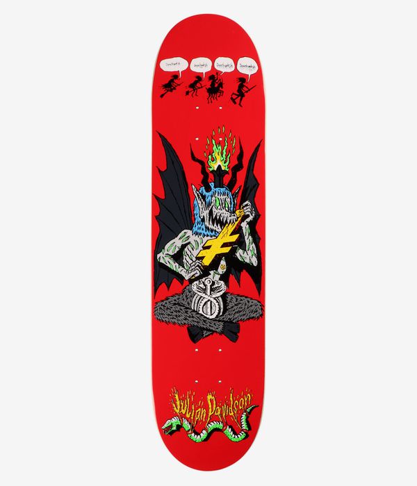 Deathwish Davidson Exorcism Failed 8" Skateboard Deck (red)