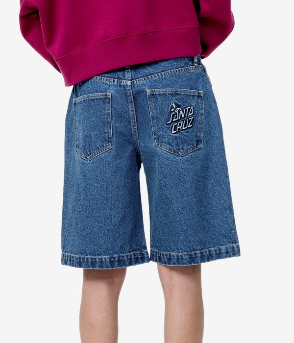 Santa Cruz Flutter Flash Denim Shorts women (classic blue)