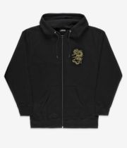 skatedeluxe Dragon Organic Zip-Sweatshirt avec capuchon (black)