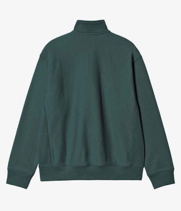 Carhartt WIP America Script Half Zip Sweatshirt (conifer)