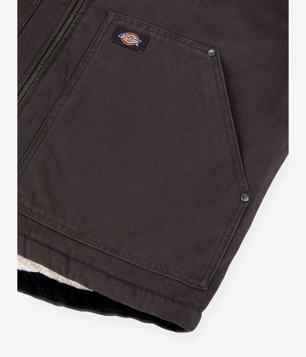 Dickies Duck Canvas Kamizelki (dark brown)