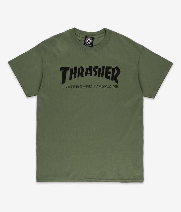 Thrasher Skate Mag Camiseta (army)
