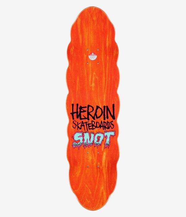 Heroin Skateboards Lil Booger x Snot Egg 8.5" Tavola da skateboard (multi)