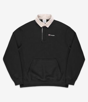 Champion Reverse Weave RWSS Core Polo Sweater (black)