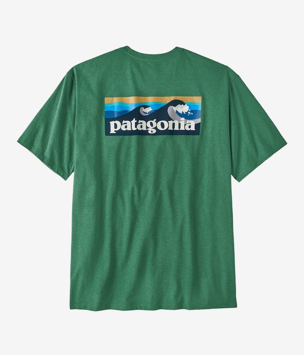 Patagonia Boardshort Logo Pocket Responsibili T-Shirty (gather green)