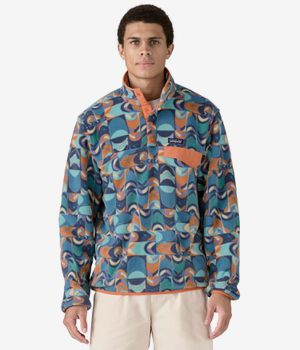 Patagonia Lightweight Synch Snap-T Jacket (swallowtail geo still blue)