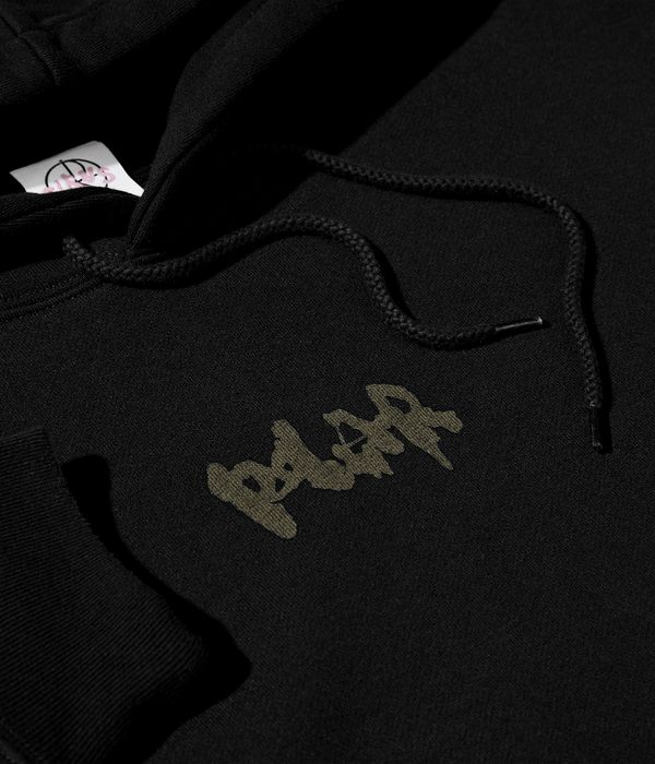 Polar Dave Drip Logo sweat à capuche (black)