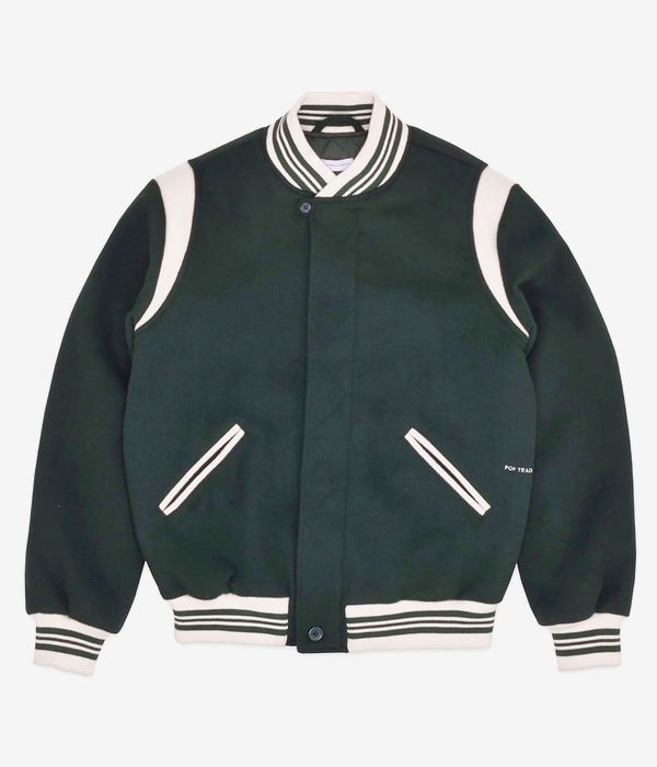 Forest/Stone Classic Varsity Jacket