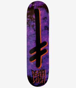 Deathwish Gang Logo 8.125" Skateboard Deck (marble purple black)