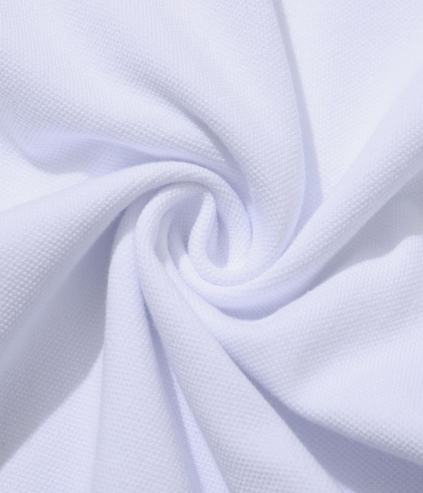 Hélas Match Point Polo-Shirt (pique white black)