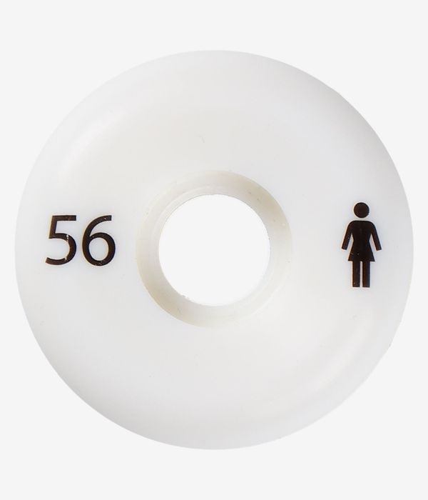 Girl Sans Conical Ruote (white red) 56mm 99A pacco da 4