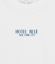 Hotel Blue Logo Camiseta (white blue)